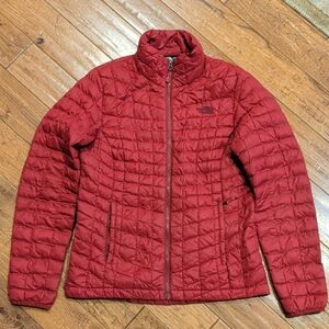 The North Face Thermoball Women's Red Quilted Jacket